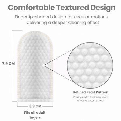 Pet-specific wipes, pet teeth-cleaning finger cots, non-woven wipes, disposable finger toothbrushes for dogs and cats, oral cleaning and tartar removal.