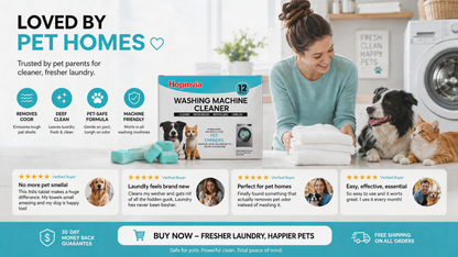 🔥Enjoy 49% OFF today--Washing Machine Cleaner Tablets – Deep Clean Washer Odors, Residue & Pet Hair Buildup