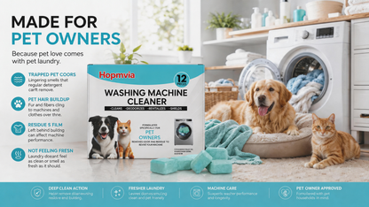 🔥Enjoy 49% OFF today--Washing Machine Cleaner Tablets – Deep Clean Washer Odors, Residue & Pet Hair Buildup