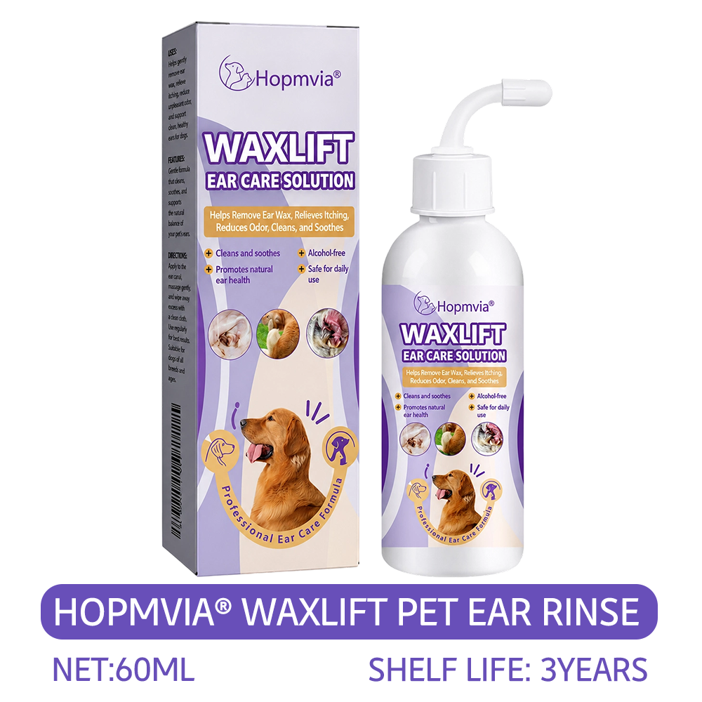 Hopmvia® Official Flagship Store | Say Goodbye to Odor & Itching Rediscover Clean, Healthy Ears! Professional Pet Ear Cleaning Drops🔥