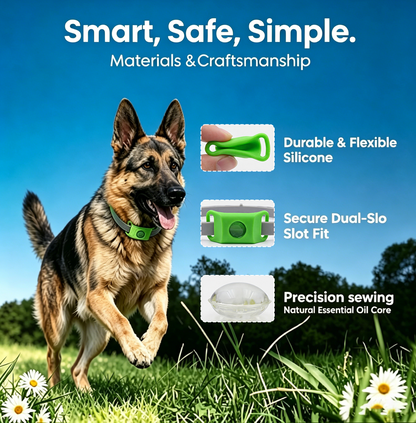 Hopmvia™ – 12 months of natural flea and tick protection; the top choice for outdoor mosquito defense for pets.