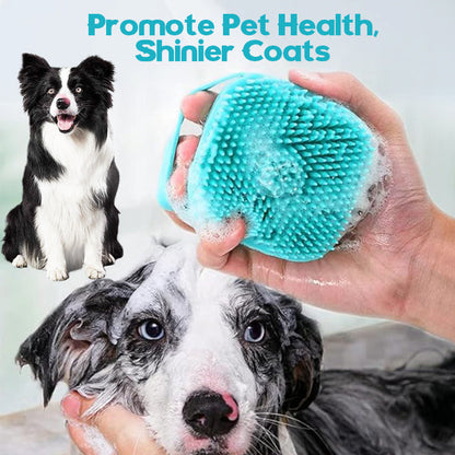 Hopmvia2-in-1 Soft Silicone Pet Bath & Massage Brush🐾✨