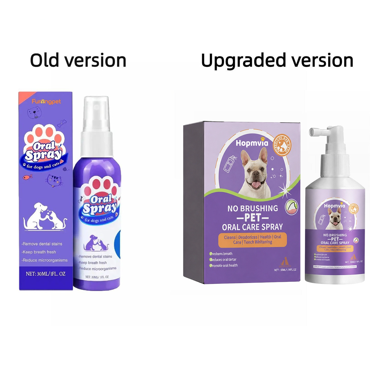 Hopmvia™ Pet Dental Care Spray – Dental Care & Fresh Breath