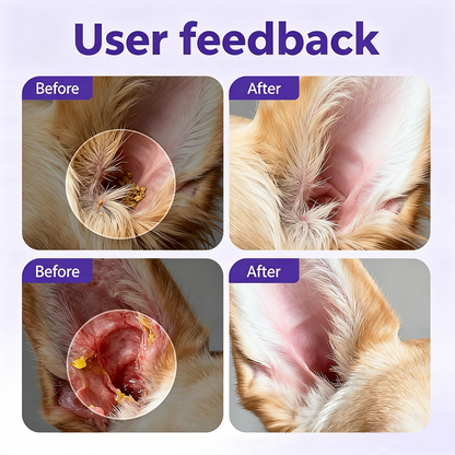 Hopmvia® Official Flagship Store | Say Goodbye to Odor & Itching Rediscover Clean, Healthy Ears! Professional Pet Ear Cleaning Drops🔥