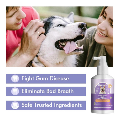Hopmvia™ Pet Dental Care Spray – Dental Care & Fresh Breath