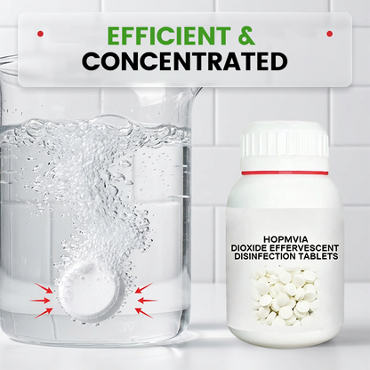 Chlorine dioxide effervescent disinfection tablets—making your ponds and fish tanks cleaner and your fish healthier.