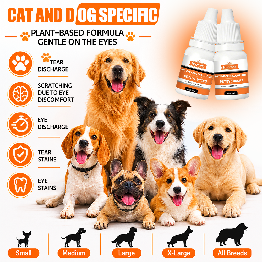 🐶🌿Gentle eye care to soothe the sensitive eyes of your beloved pets—ensuring every pet has bright, sparkling eyes.
