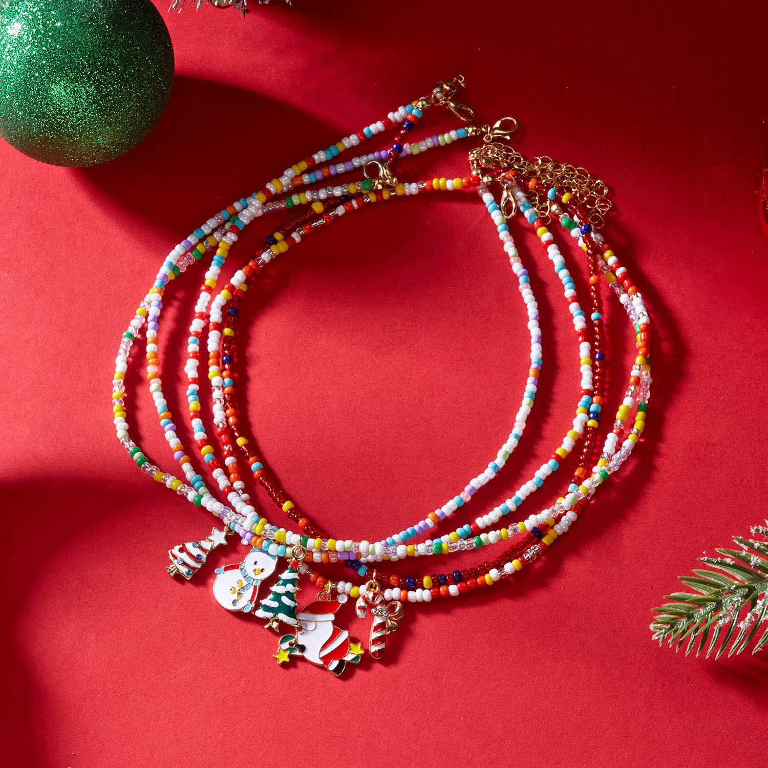 Christmas Necklace 5-Piece Set